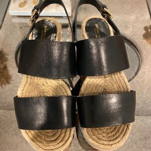 Michael Kors collection black platforms